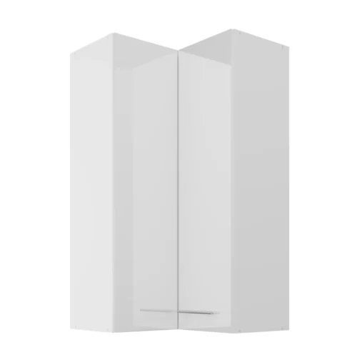 Augšējais stūra skapis 60/60 cm Lara White GN-108 2F 90 grādi