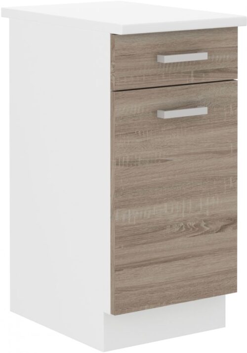 40 cm pamatnes skapis ar atvilktni Dave 40D1S1F ar galda virsmu