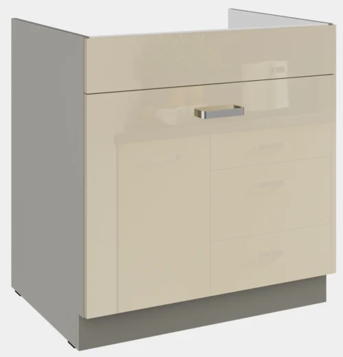 Apakšējais skapītis 80 cm, izlietne, atvilktne Karmen 80 ZL 1S BB PREMIUM BOX