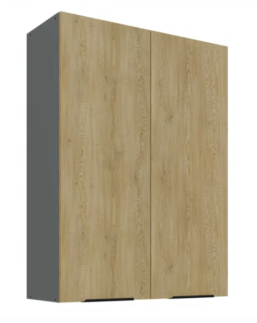 Sienas skapis 80 cm Cremona antracīta krāsā 80 G-108 2F