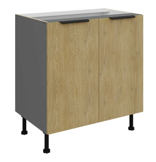 Apakšējais skapītis 80 cm Cremona antracīta krāsā 80 D 2F BB