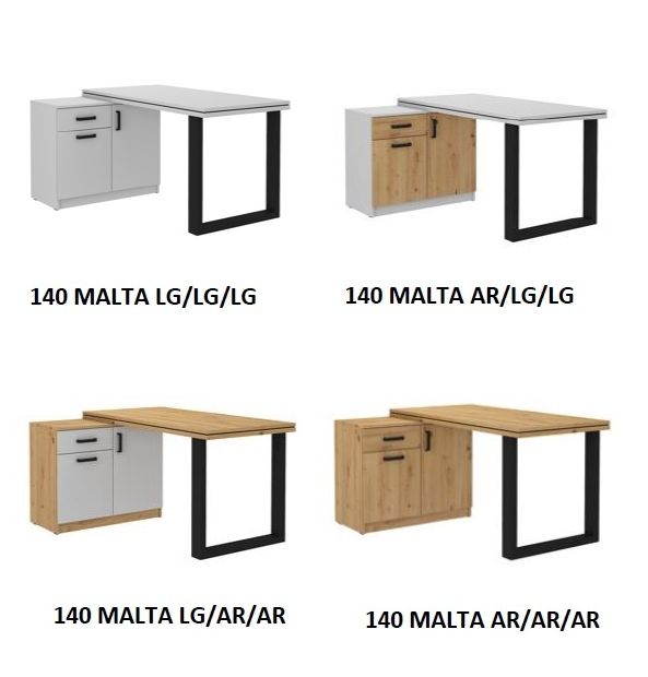 Augsts rakstāmgalds "Malta" ar kumodes skapīti, simbols 140 — изображение 5
