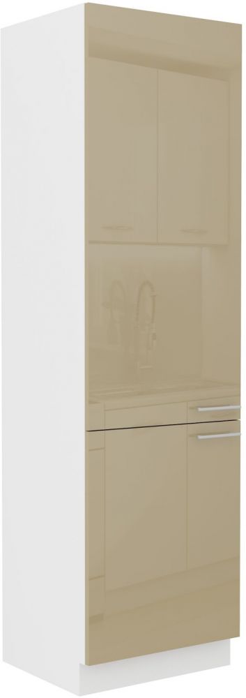 60 cm kolonnas skapis ledusskapim Lara Cappucino 60 LO-210 2F