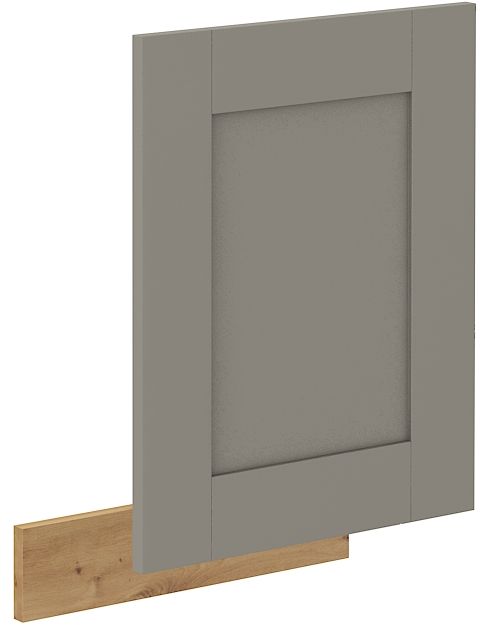 Trauku mazgājamās mašīnas priekšpuse 45 cm, atvērts panelis Luna artisan/māla pelēka ZM 570×446