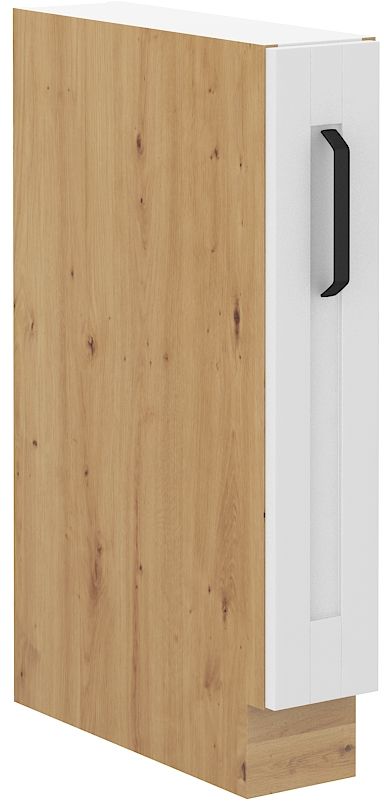 Apakšējais skapītis 15 cm Cargo Luna balts/māksliniecisks 15 D CARGO BB