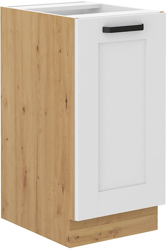 Apakšējais skapītis 40 cm Luna balts/artisan 40 D 1F BB