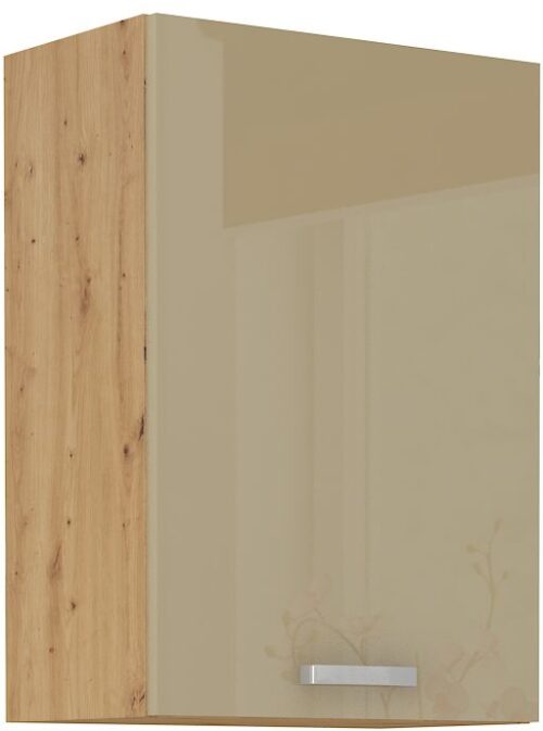 Sienas skapis 50 cm Artisan kapučīno spīdīgs 50 G-72 1F