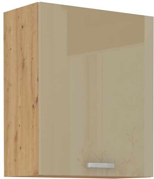 Sienas skapis 60 cm Artisan kapučīno spīdīgs 60 G-72 1F