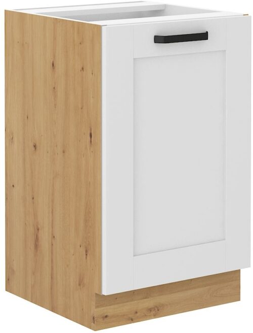 Apakšējais skapītis 50 cm Luna izlietne baltā/artisan 50 ZL 1F BB