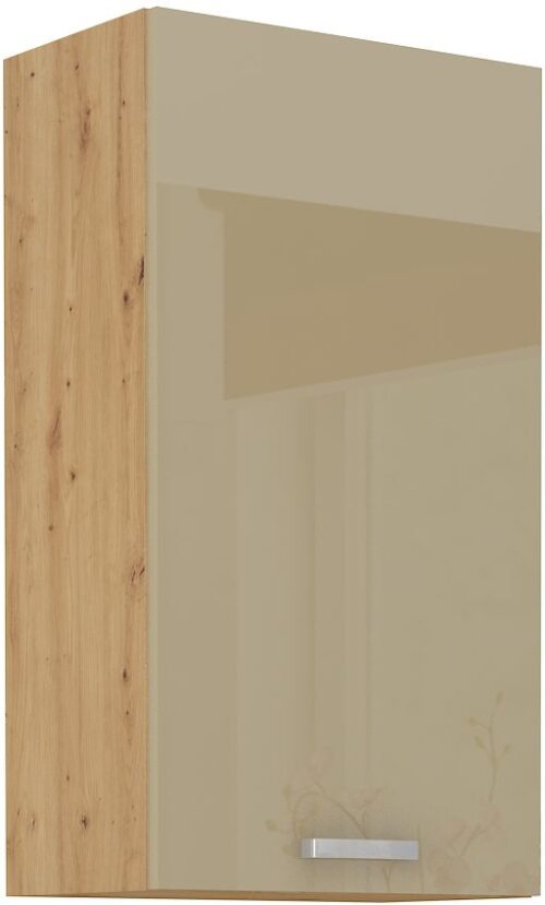 Sienas skapis 50 cm Artisan kapučīno spīdīgs 50 G-90 1F