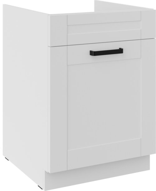 Apakšējais skapītis 60 cm, izlietnes atvilktne, Luna balta, 60 ZL 1S BB PREMIUM BOX