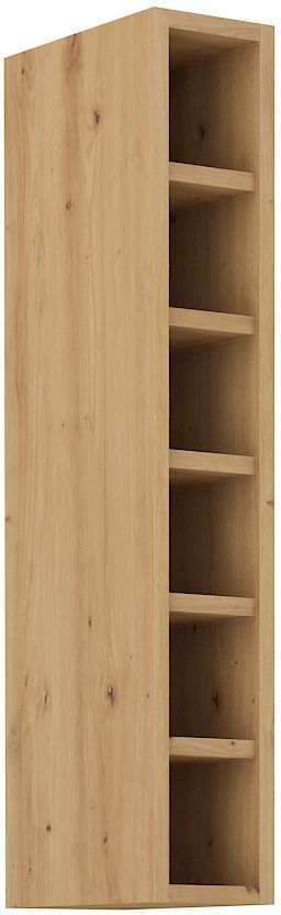 Atvērts augšējais plaukts 15 cm, mākslinieciskā ozolkoka krāsā, 15 GOTW-90