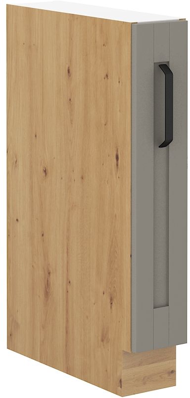 Apakšējais skapītis 15 cm Cargo Luna artisan/māla pelēks 15 D CARGO BB