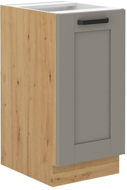Apakšējais skapītis 40 cm Luna artisan/māla pelēks 40 D 1F BB