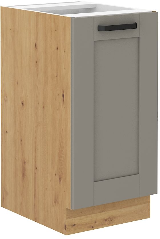 Apakšējais skapītis 40 cm Luna artisan/māla pelēks 40 D 1F BB