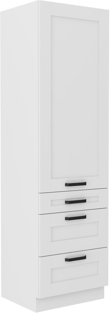 Luna balts 60 см с деревянными крышками и посадочными местами DKS-210 3S 1F