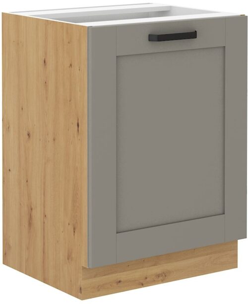 Apakšējais skapītis 60 cm Luna artisan/māla pelēks 60 D 1F BB