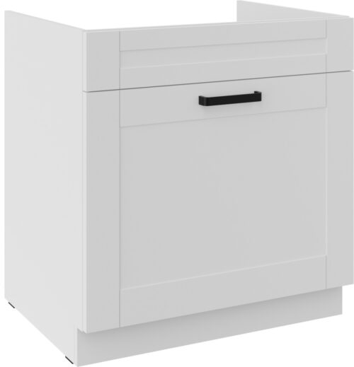 Apakšējais skapītis 80 cm, izlietnes atvilktne, Luna balta, 80 ZL 1S BB PREMIUM BOX