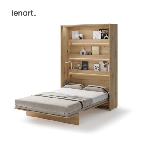 Lenart GULTAS KONCEPTS BC-01 vertikāla sienas gulta 140 artisan ozols
