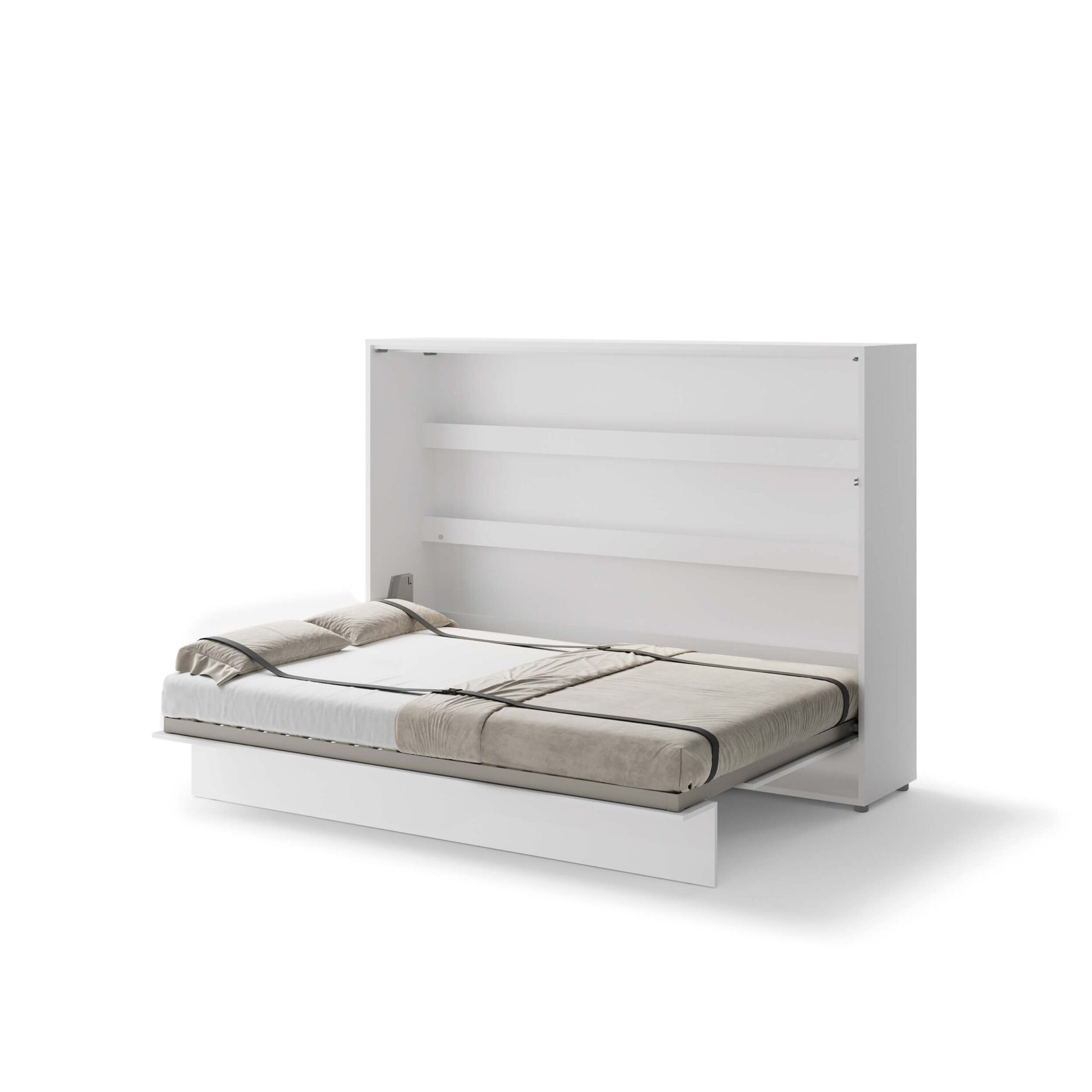 Bed Concept BC-04 - Horizontāla pie sienas stiprināma gulta 140 - Balta — изображение 3