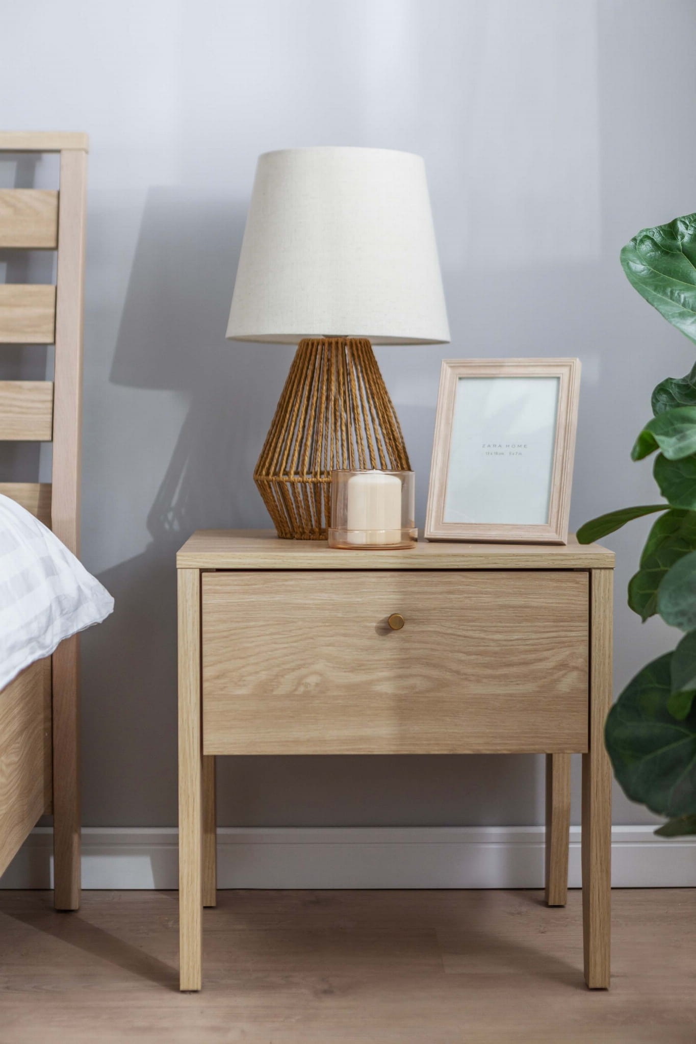 COZY CZ-05 naktsskapītis | Eļļots ozols — 6 attēls