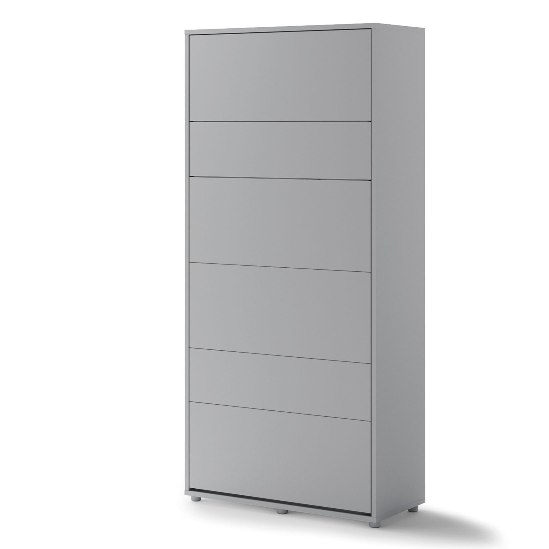 Bed Concept BC-03 - vertikāla pie sienas stiprināma gulta 90 - pelēka — 4 attēls