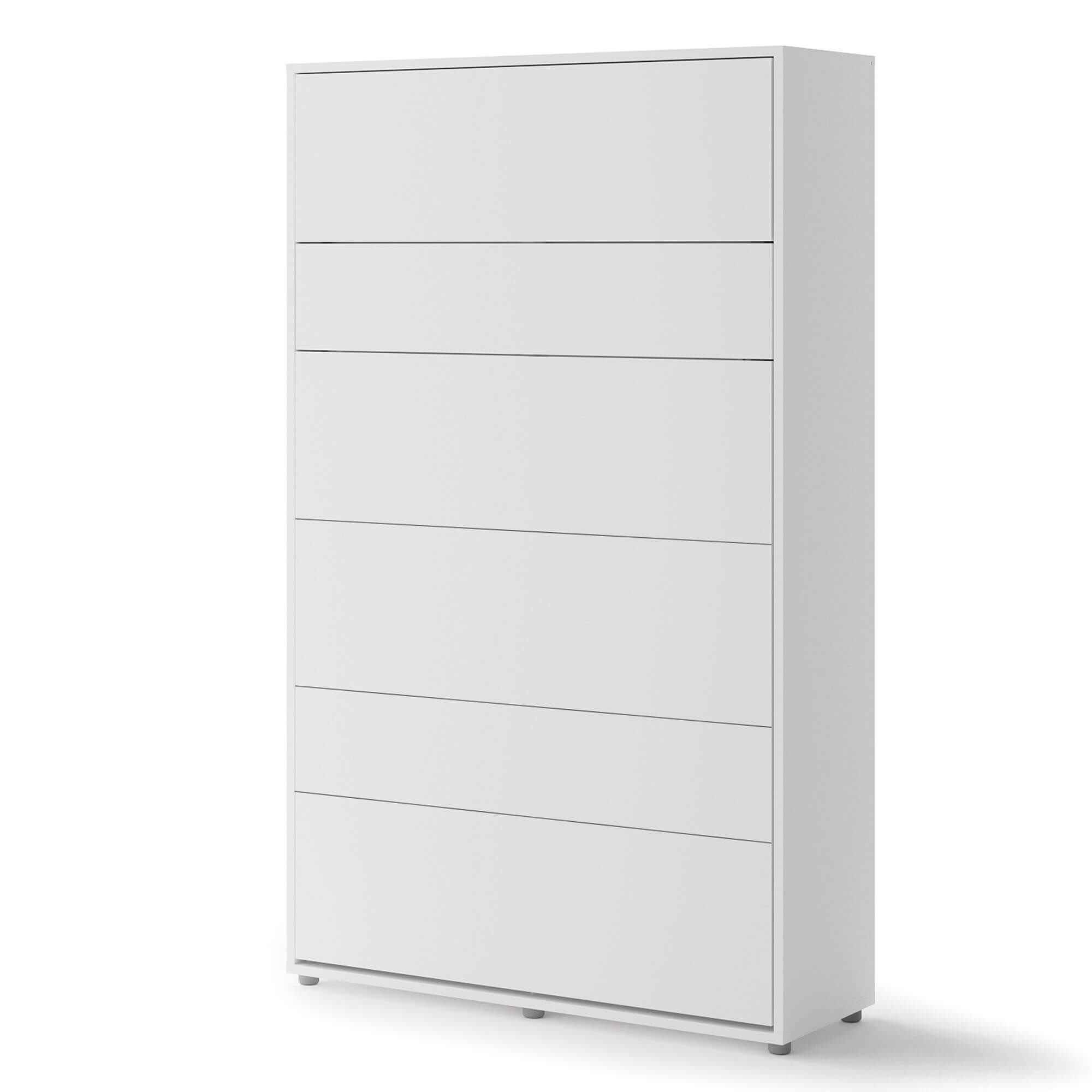 Bed Concept BC-02 - vertikāla pie sienas stiprināma gulta 120 - balta — 2 attēls