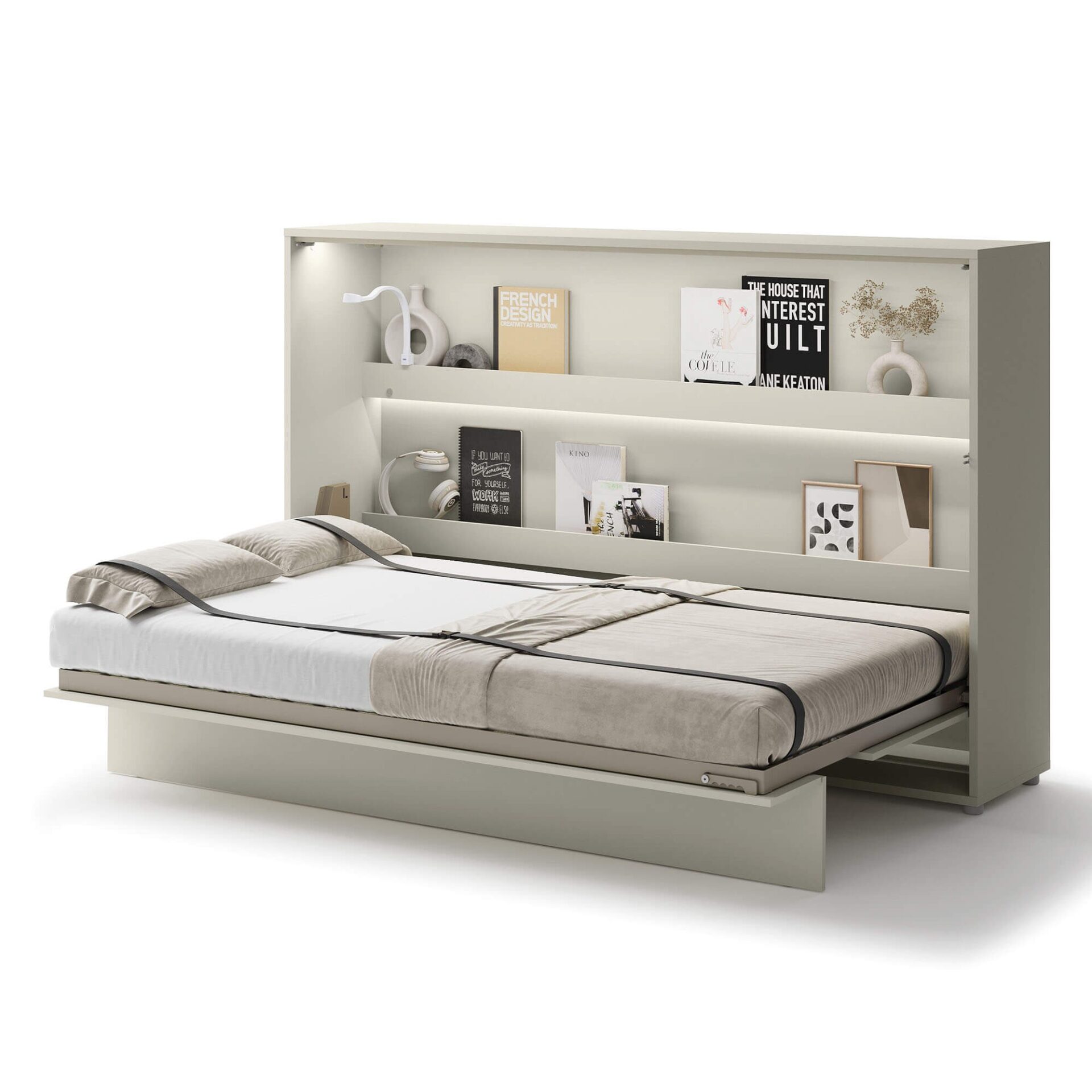 Lenart BED CONCEPT BC-05 - Horizontāla sienas gulta 120 - Kašmirs — изображение 2