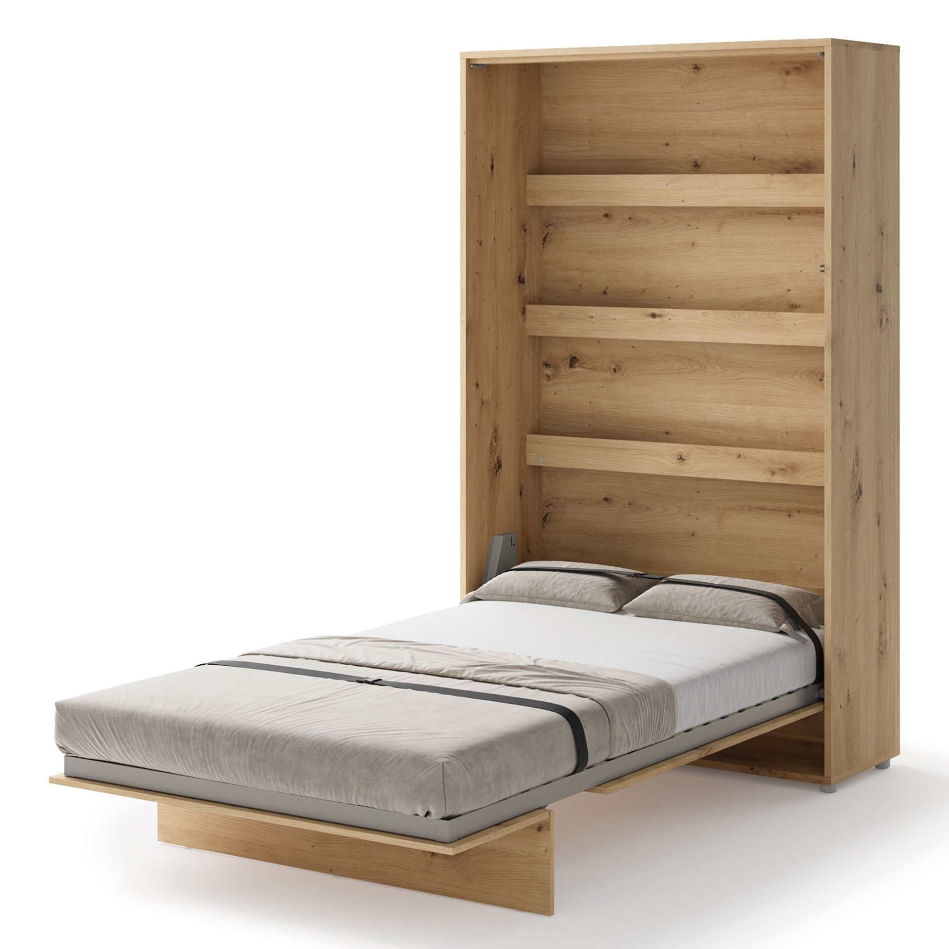 Gultas koncepcija BC-02 - vertikāla sienas gulta 120 cm - ozola imitācija — 3 attēls