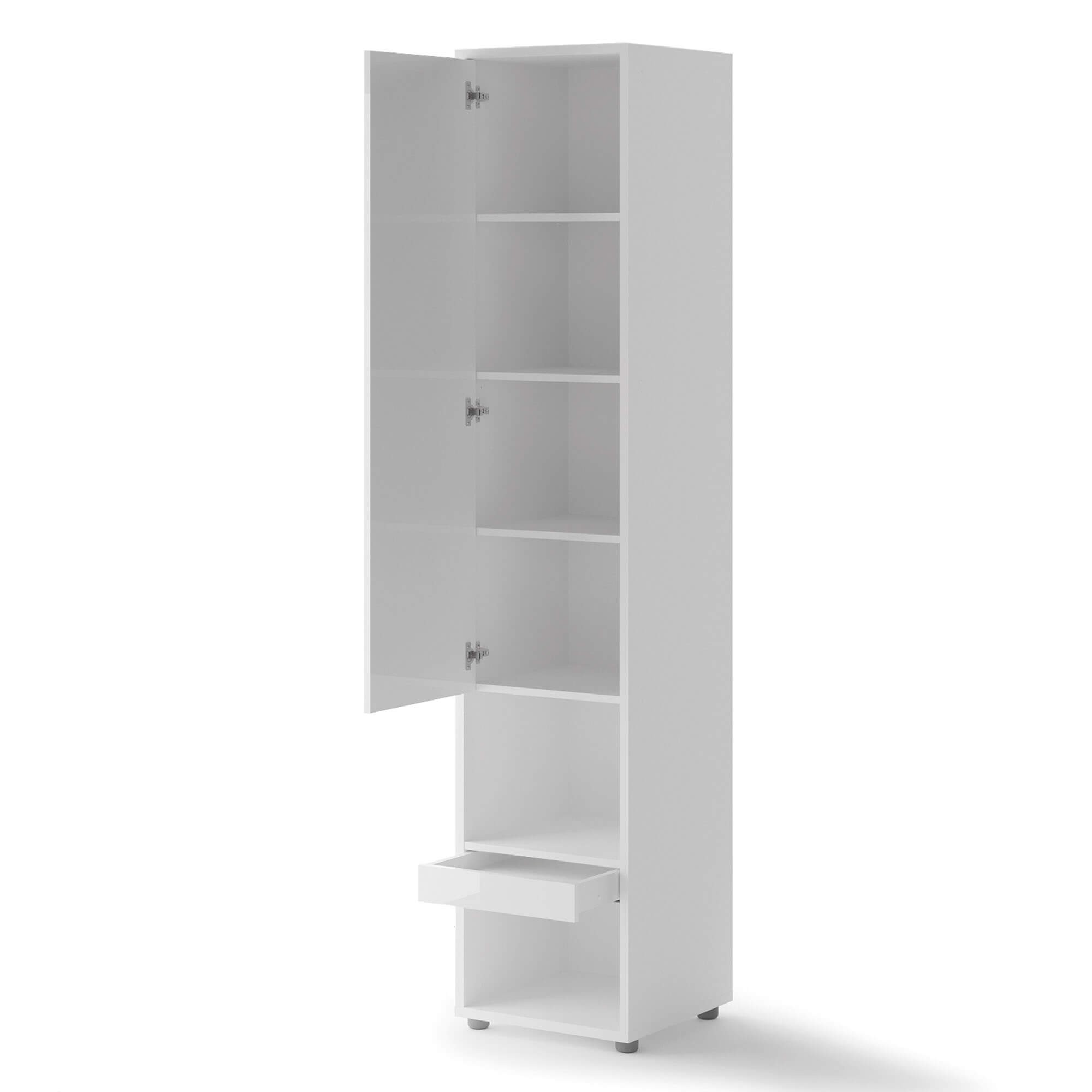 Gultas koncepcija BC-07p - 1d1s skapis - balts, spīdīgs — изображение 3