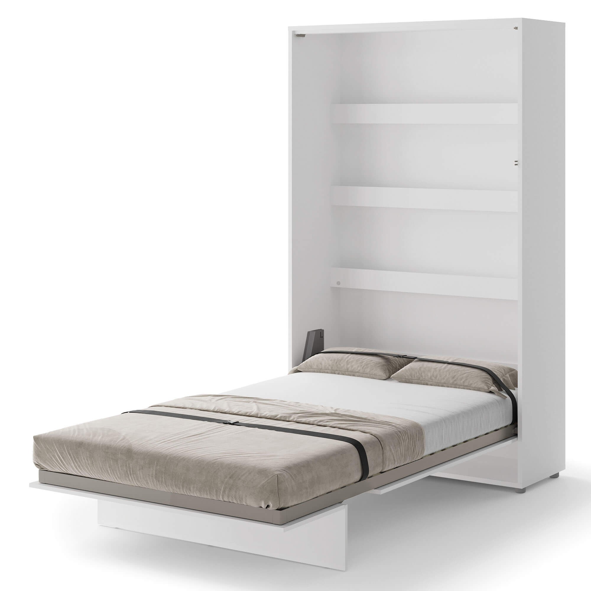 Bed Concept BC-02 - vertikāla pie sienas stiprināma gulta 120 - balta — 7 attēls