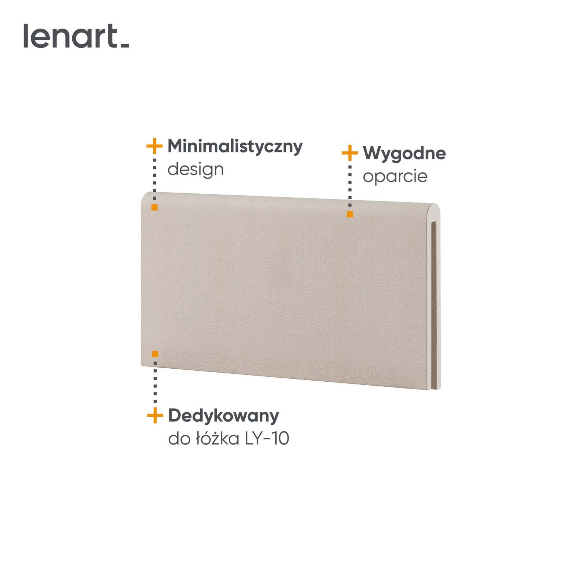 LENNY LY-10 jauniešu gulta | 90x200 | Artisan + trifeļu ozols — 7 attēls