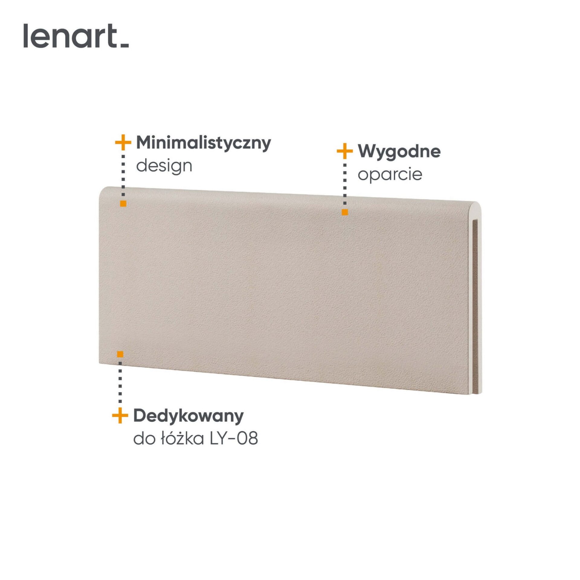 LENNY LY-08 jauniešu gulta | 120x200 | Artisan + trifeļu ozols — 7 attēls