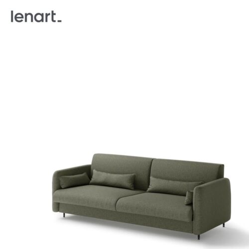 Gultas koncepcija BC-35 – Dīvāns 180 BC-13 modelim – zaļa/pelēka priekšpuse