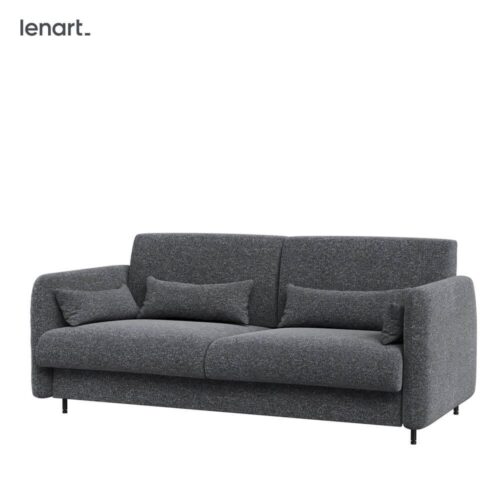 GULTAS KONCEPTS BC-18 – Dīvāns 140 priekš BC-01 – grafīta krāsā ART 82630 / pelēka fasāde