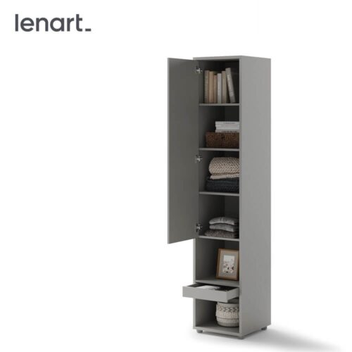Bed Concept BC-07 – 1d1s skapis – pelēks