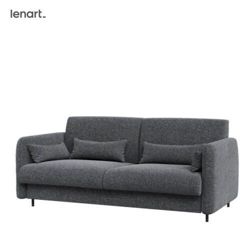 GULTAS KONCEPTS BC-19 – Dīvāns 160 priekš BC-12 – grafīta krāsā ART 82630 / pelēka fasāde