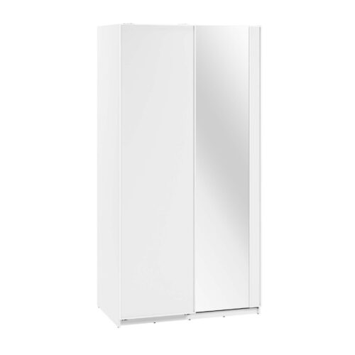 Bīdāms skapis ar spoguli MAXI MX-01 | 120 | Balts