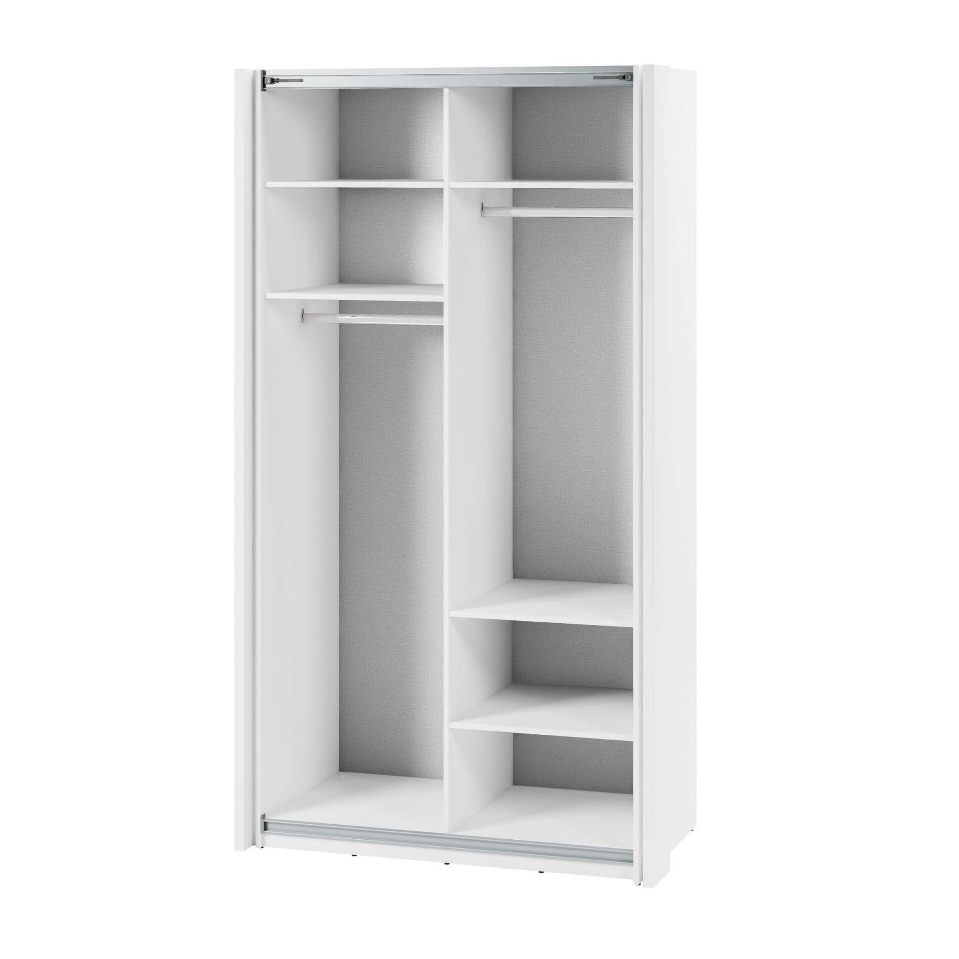 Bīdāms skapis ar spoguli MAXI MX-01 | 120 | Balts — изображение 5