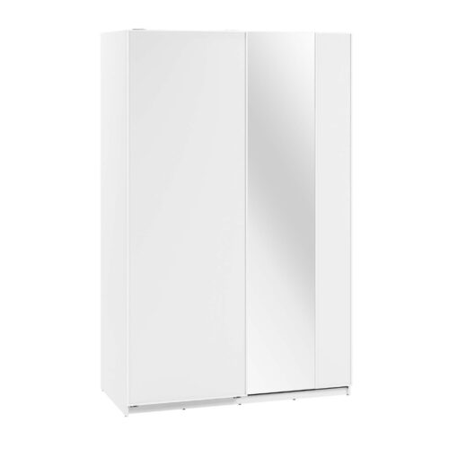 Bīdāms skapis ar spoguli MAXI MX-02 | 150 | Balts