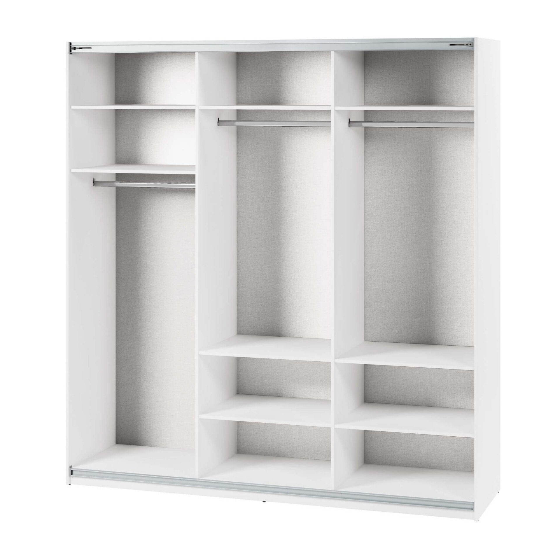 Bīdāms skapis ar spoguli MAXI MX-05 | 220 | Balts — изображение 2