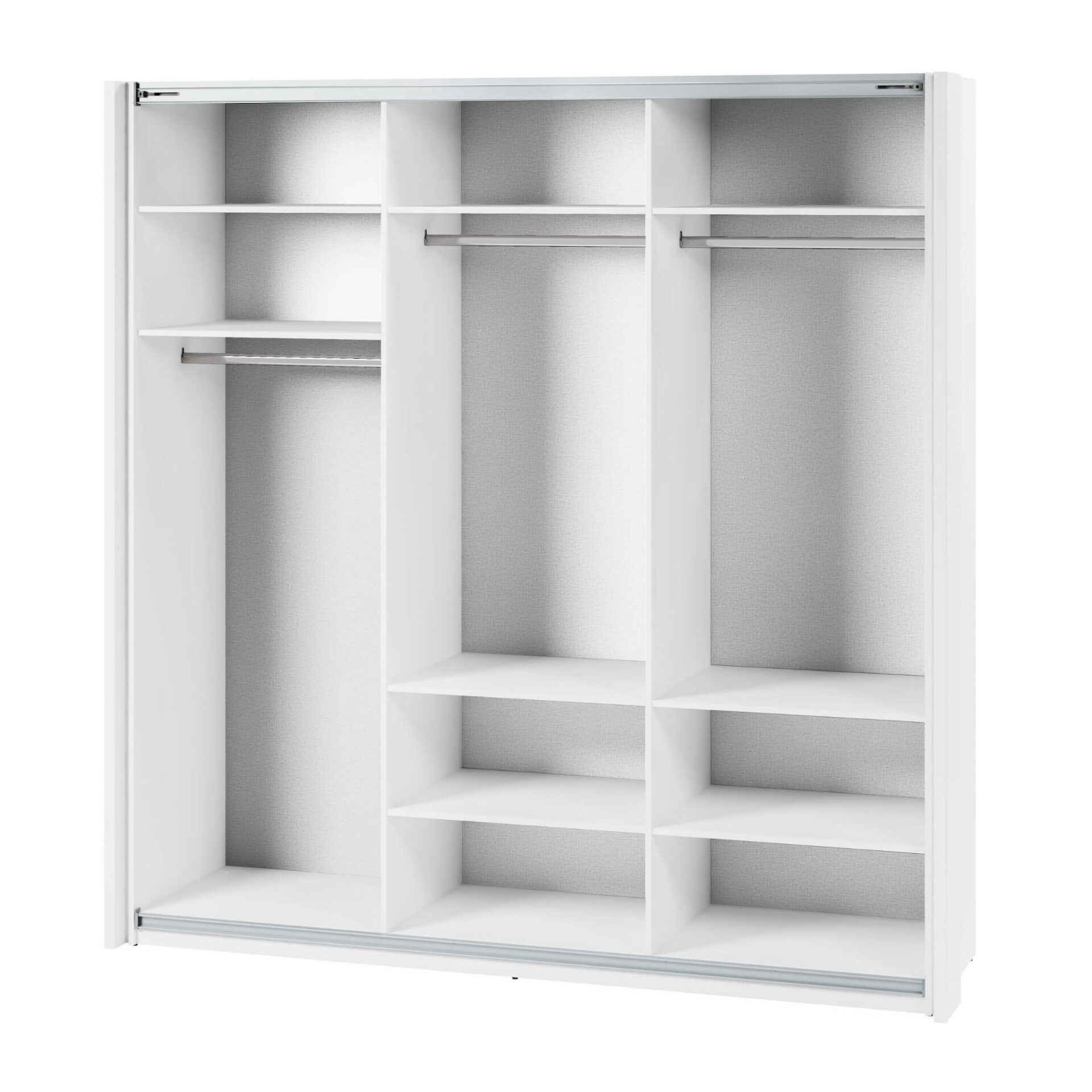 Bīdāms skapis ar spoguli MAXI MX-05 | 220 | Balts — изображение 6