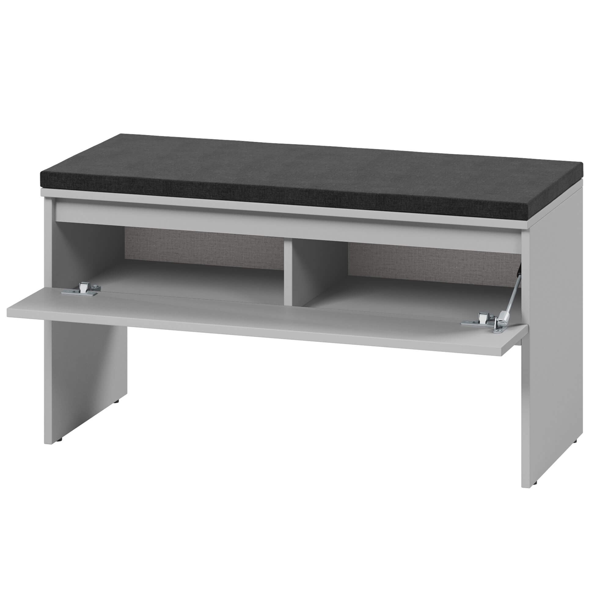 Apavu skapis ar sēdekli SIMPLY SM-03 1K | Pelēks — изображение 3