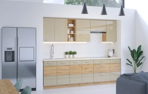 Artisan Kitchen spīdīgā kafijas automāta komplekts, 260 cm
