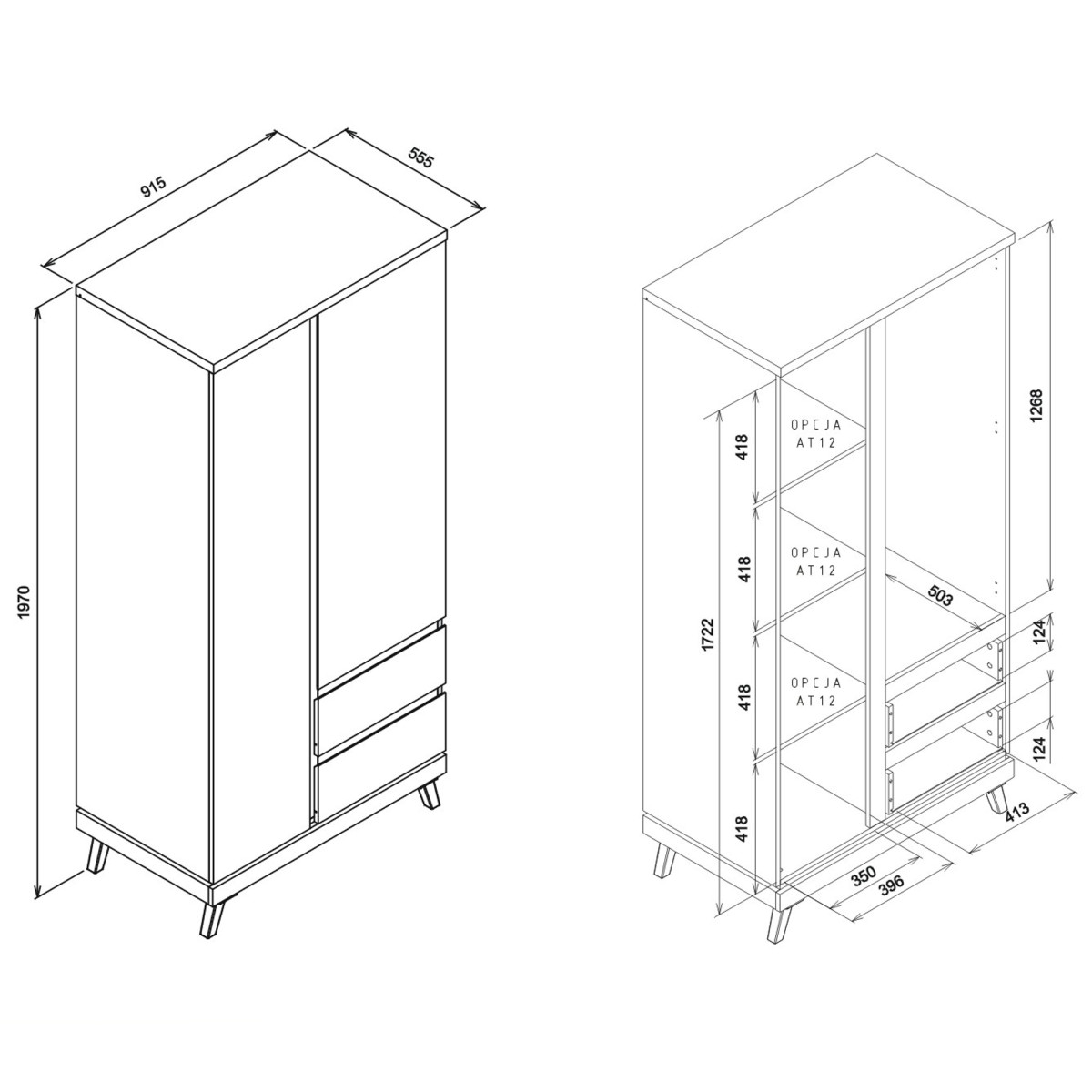 ATE AT11 DRĒBJU SKAPIS — изображение 4