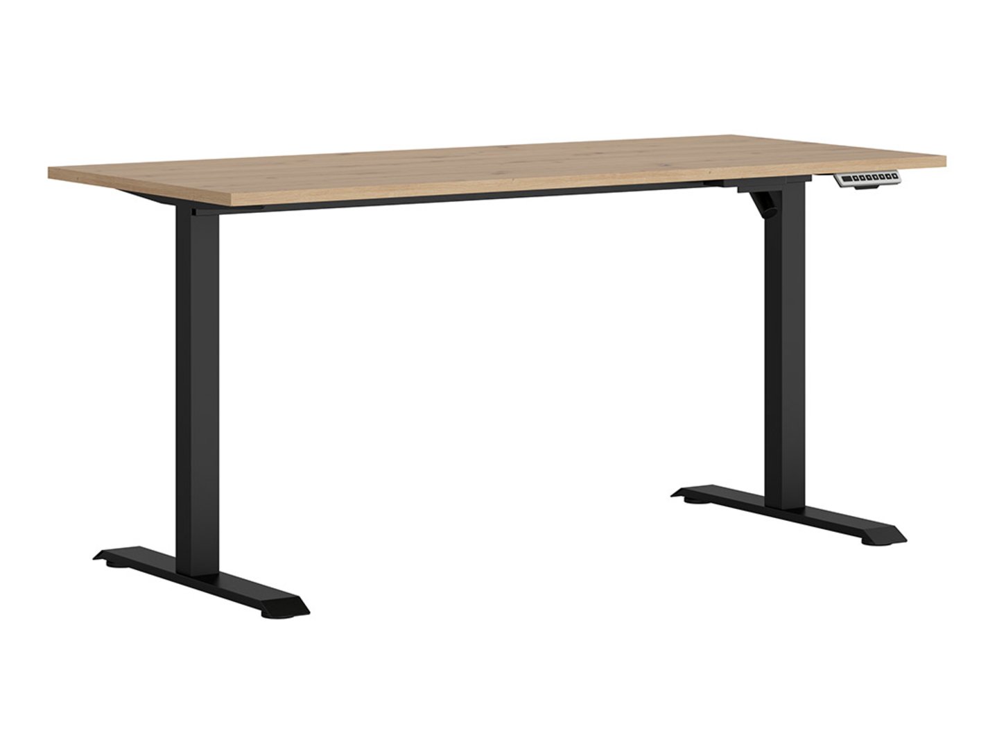 SPACE OFFICE 160 rakstāmgalds ar elektrisko regulēšanu, mākslīgā ozola krāsā