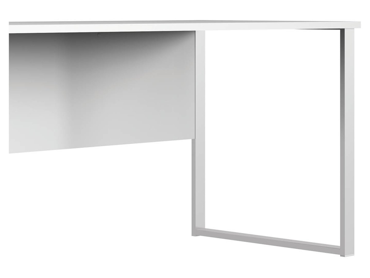 OFFICE LUX galds ar metāla rāmi, 120 cm, gaiši pelēks — изображение 3