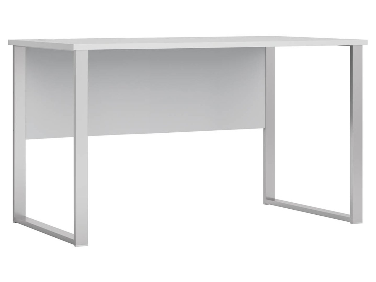 OFFICE LUX galds ar metāla rāmi, 120 cm, gaiši pelēks