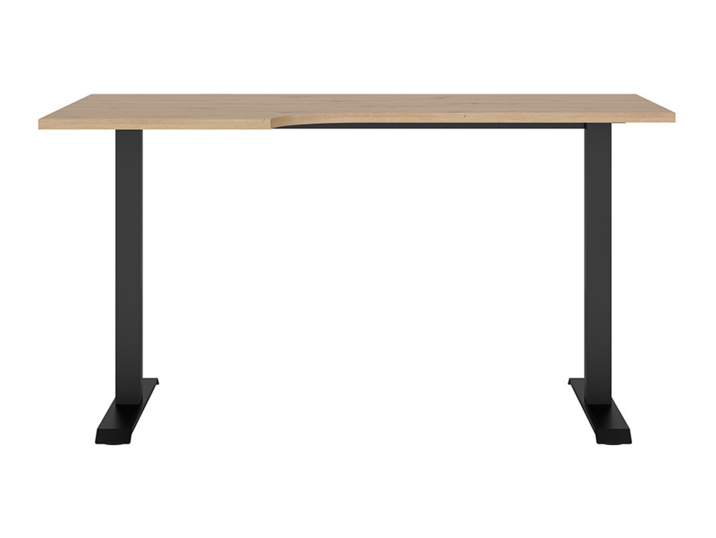 Kreisā stūra galds 140/90 SPACE OFFICE, artisan ozols — изображение 2