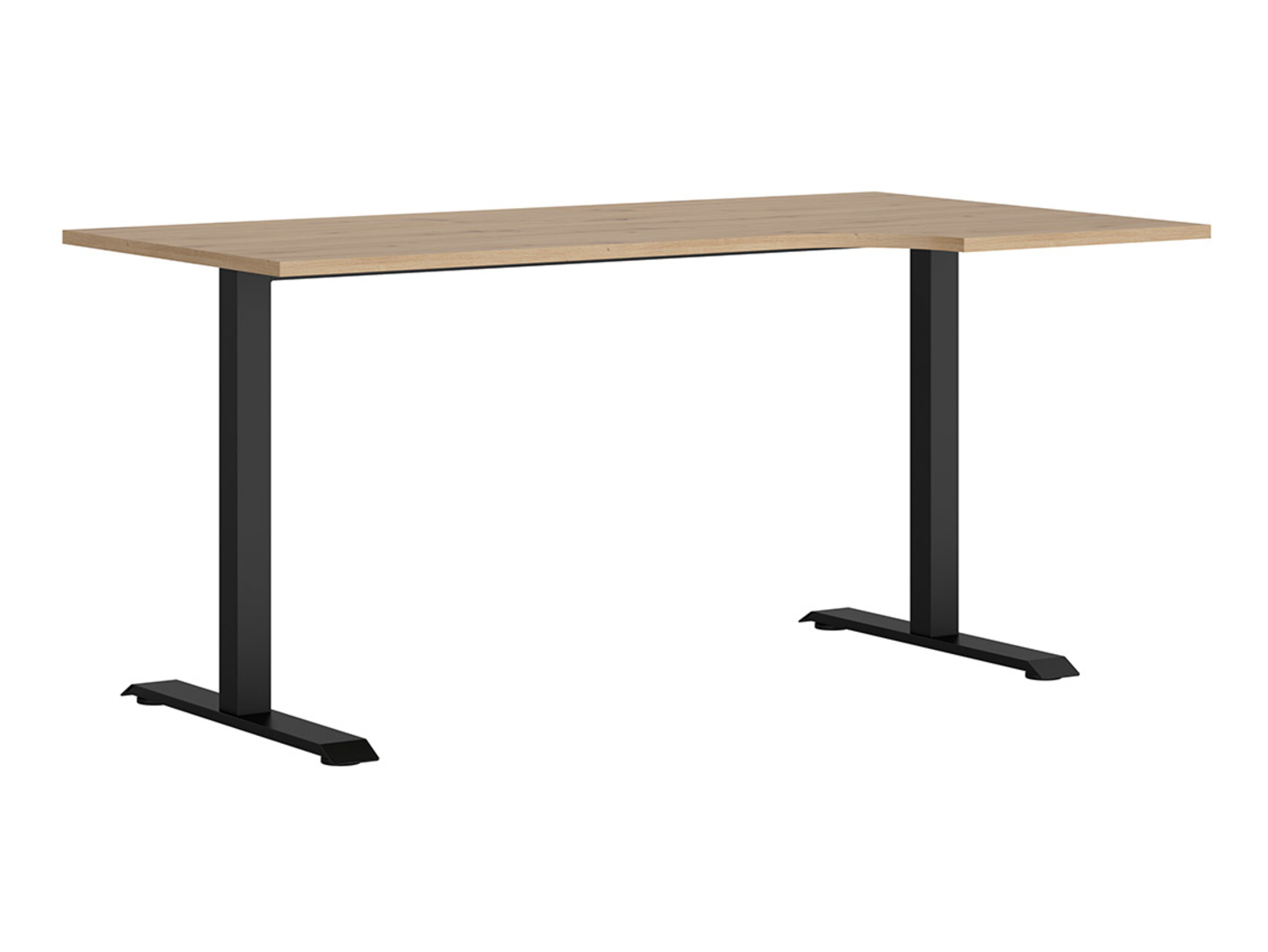 Labā stūra galds 160/90 SPACE OFFICE, artisan ozols